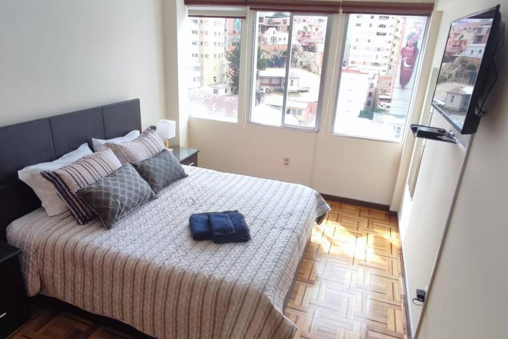 Comodo, Amplio Y Centrico Apartamento En Sopocachi La Paz Kültér fotó